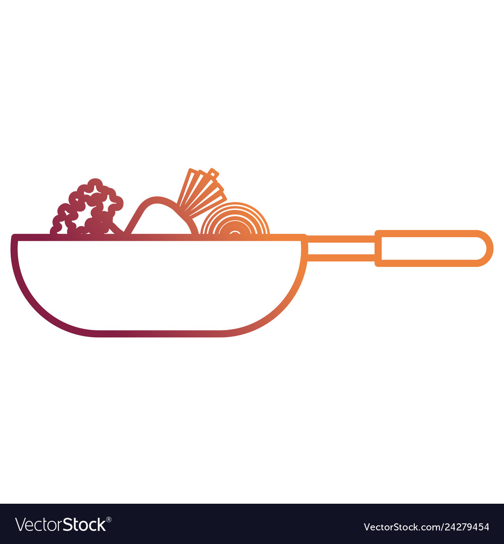 Pan cooking vegetables icon