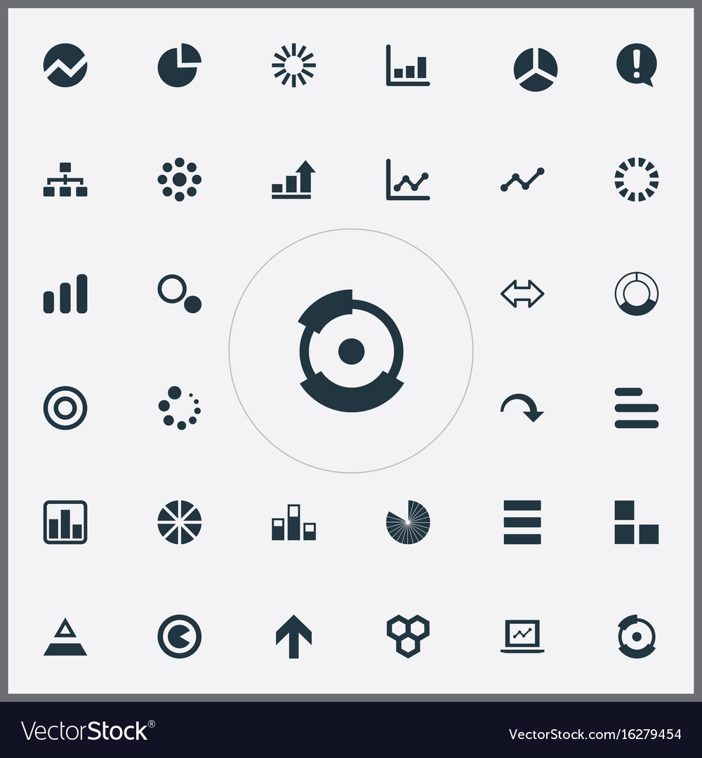 Set of simple icons element
