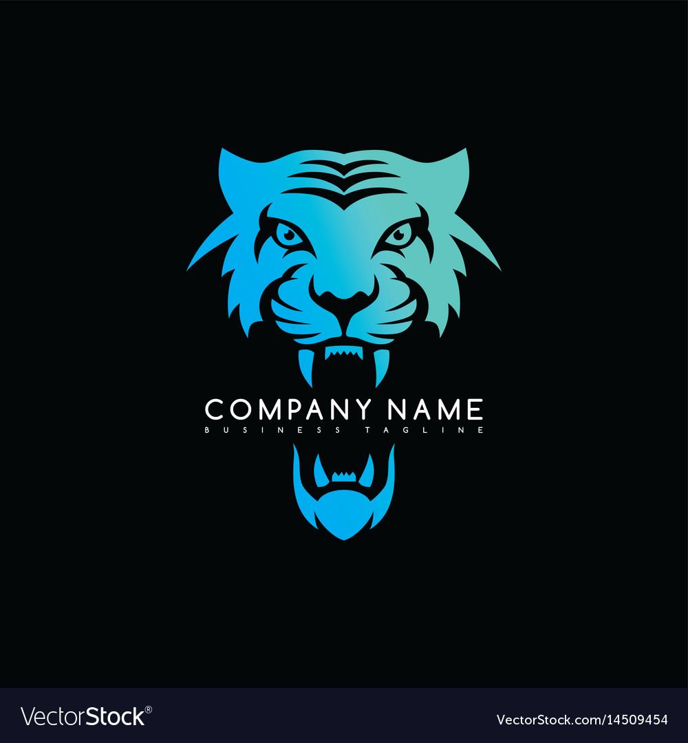 Tiger Head Logo Vorlage