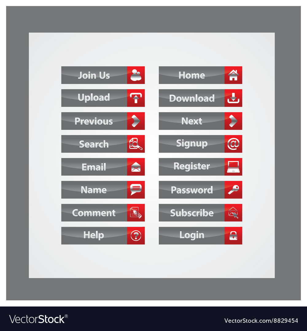 Web button set