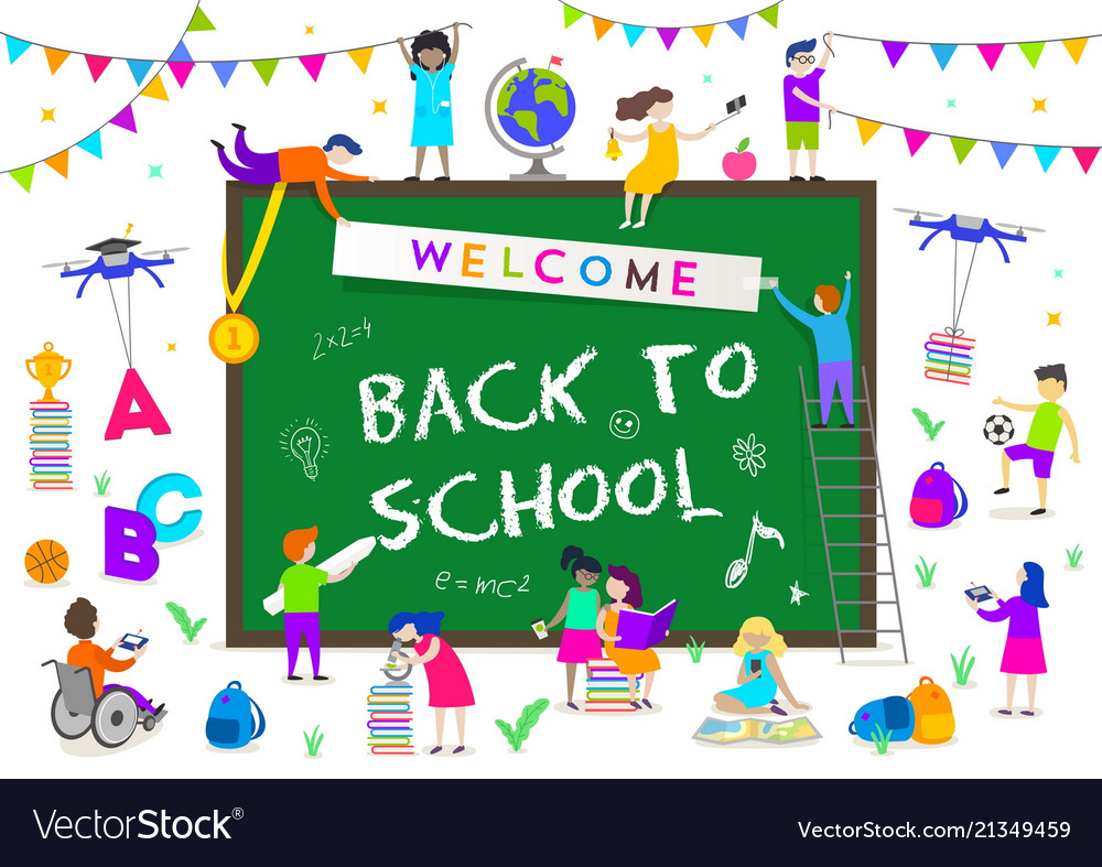 Back to school Royalty Free Vector Image - VectorStock