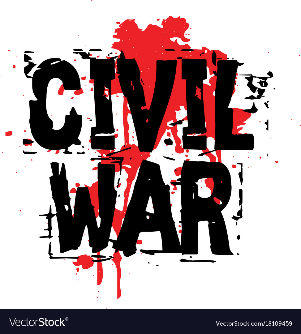 Civil war sticker