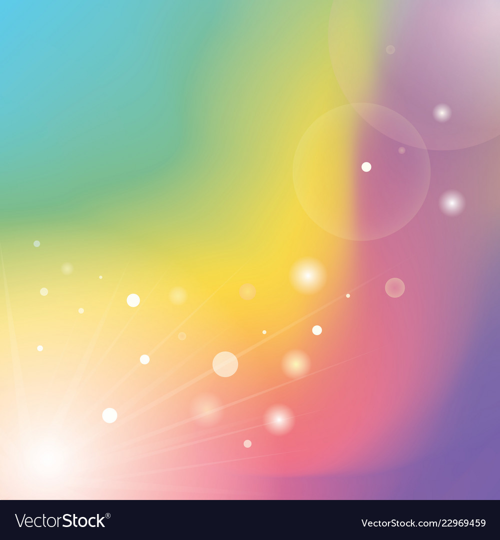 Defocused rays lights bokeh abstract banner vector image Defocused rays lights bokeh abstract banner
