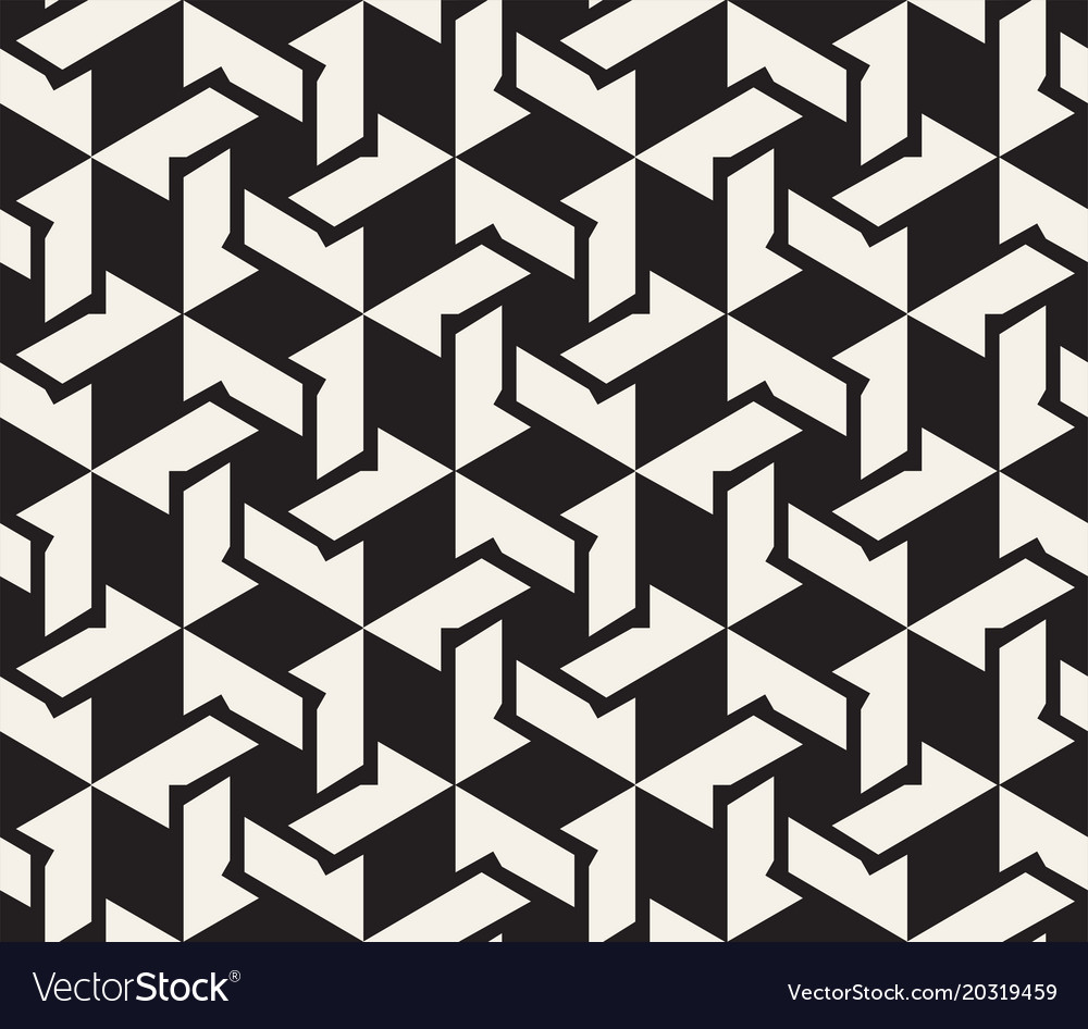 Geometric Abstract Tile Pattern