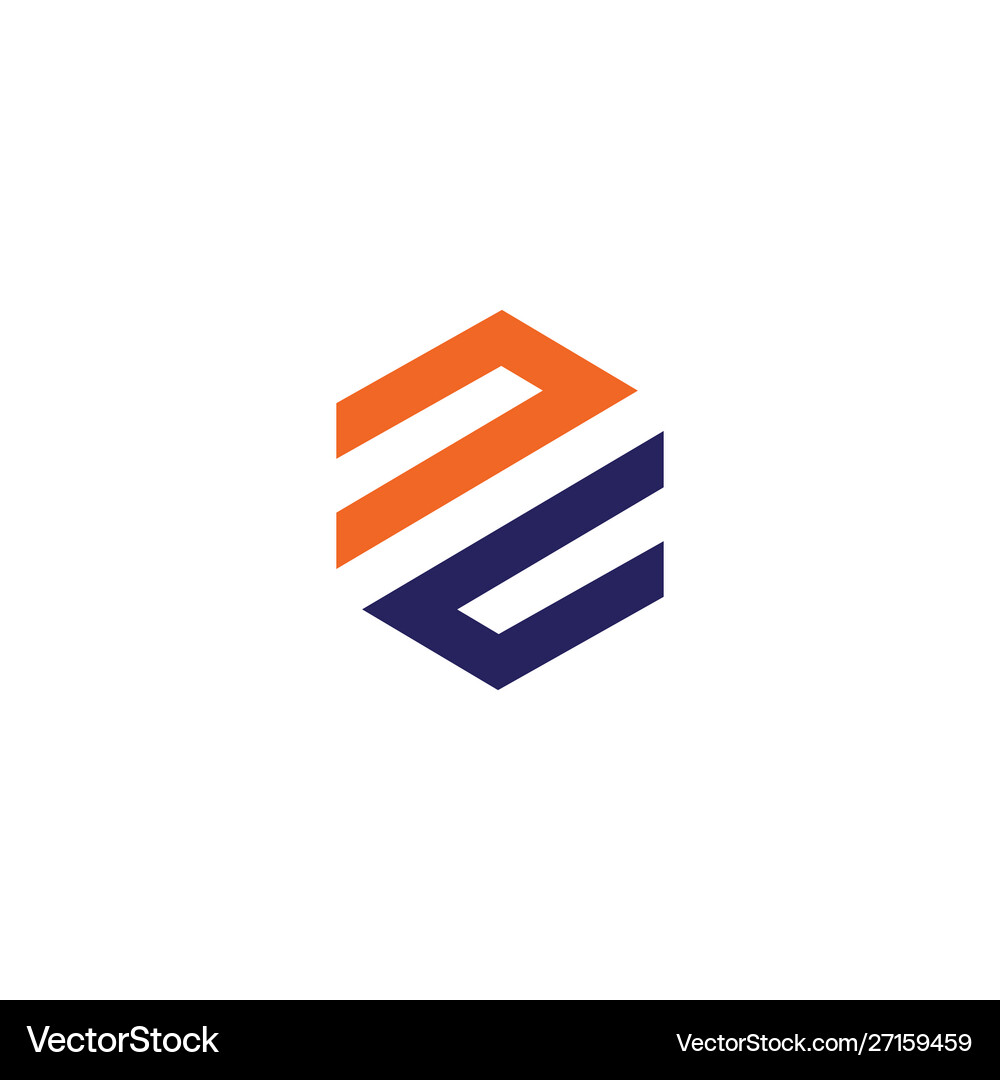 Initial logo cd dc letter design Royalty Free Vector Image