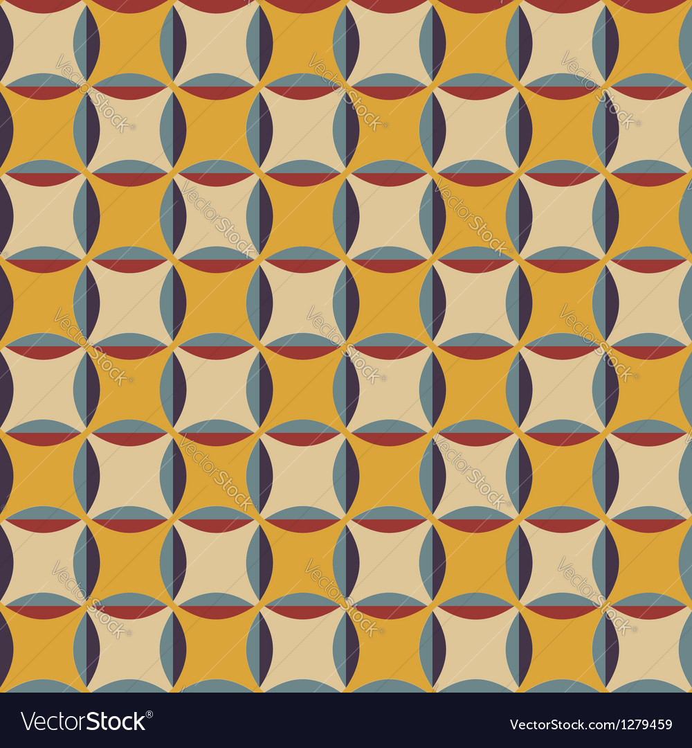 Retro Geometric Tile Pattern