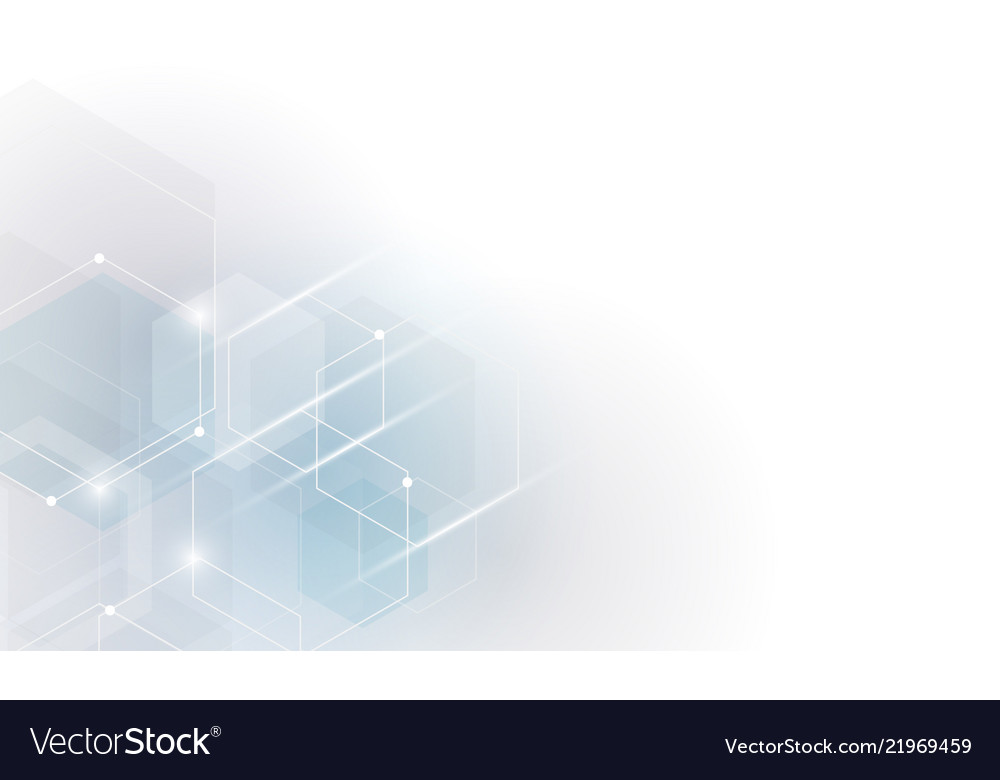 Shape of hexagon concept design abstract vector image Shape of hexagon concept design abstract