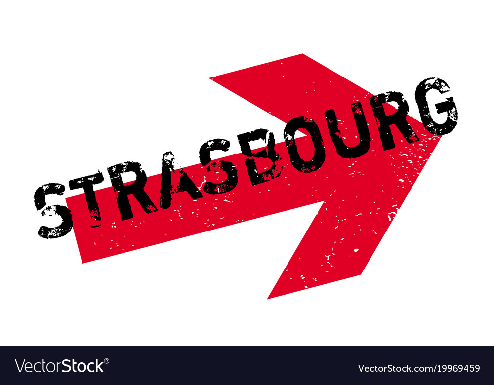 Strasbourg rubber stamp