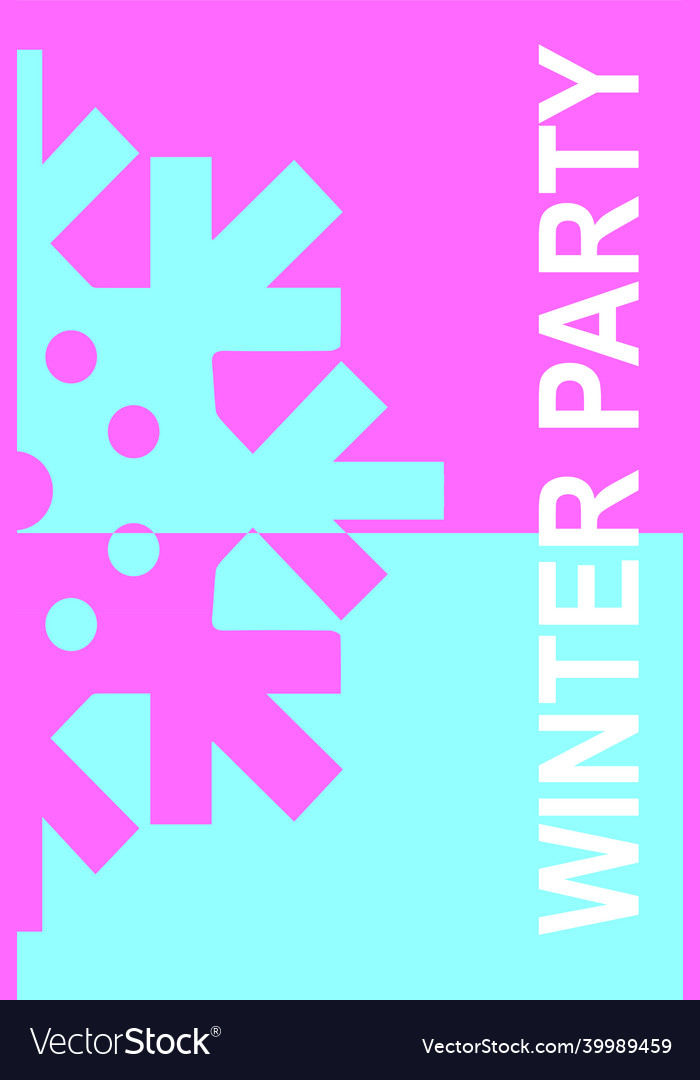 Winter time print template background pattern