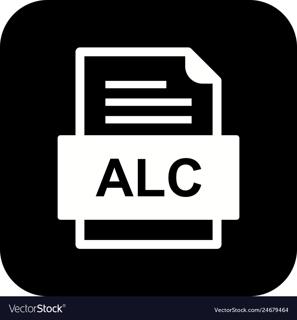 Alc file document icon