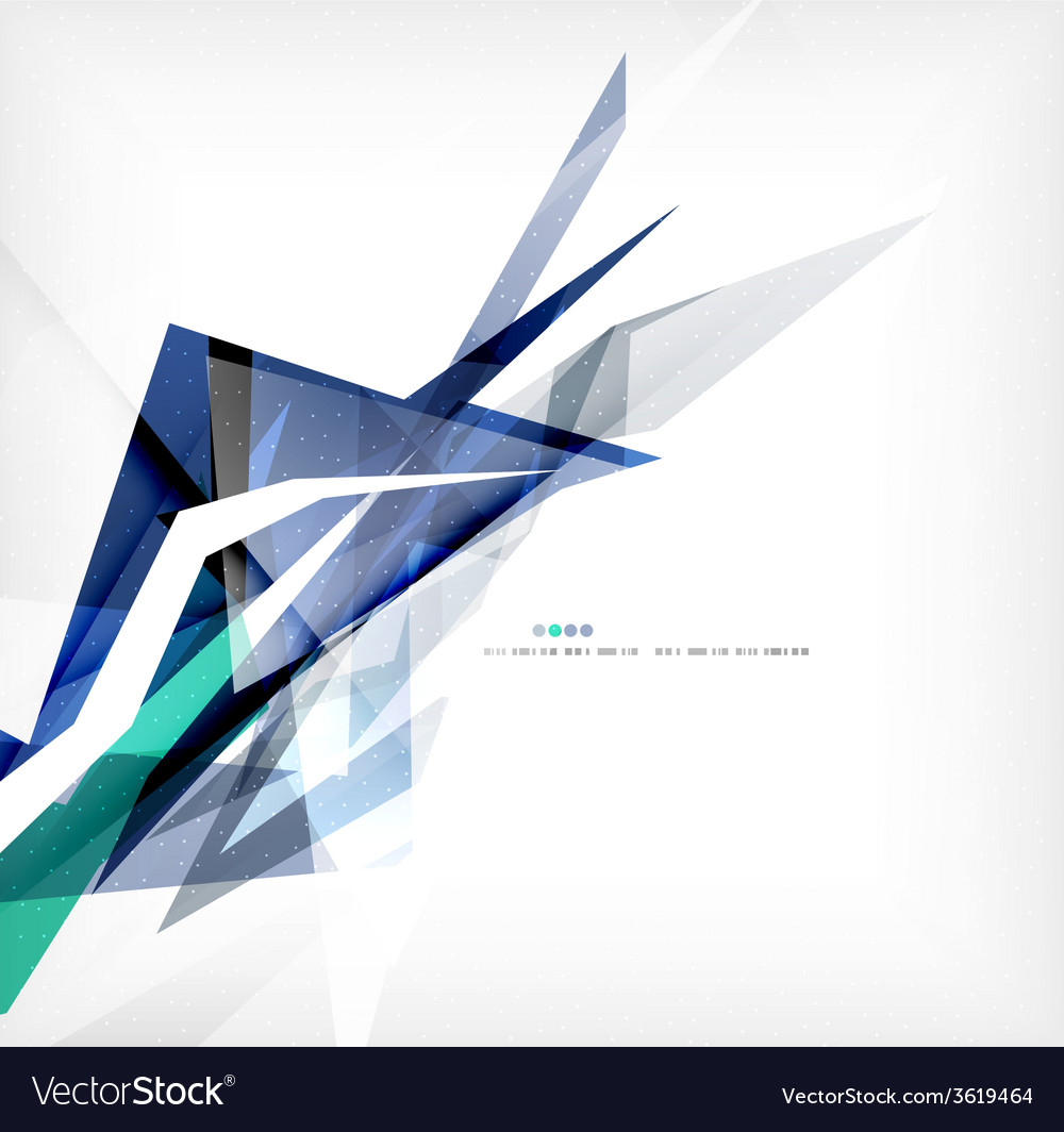 Angular geometric color shapes