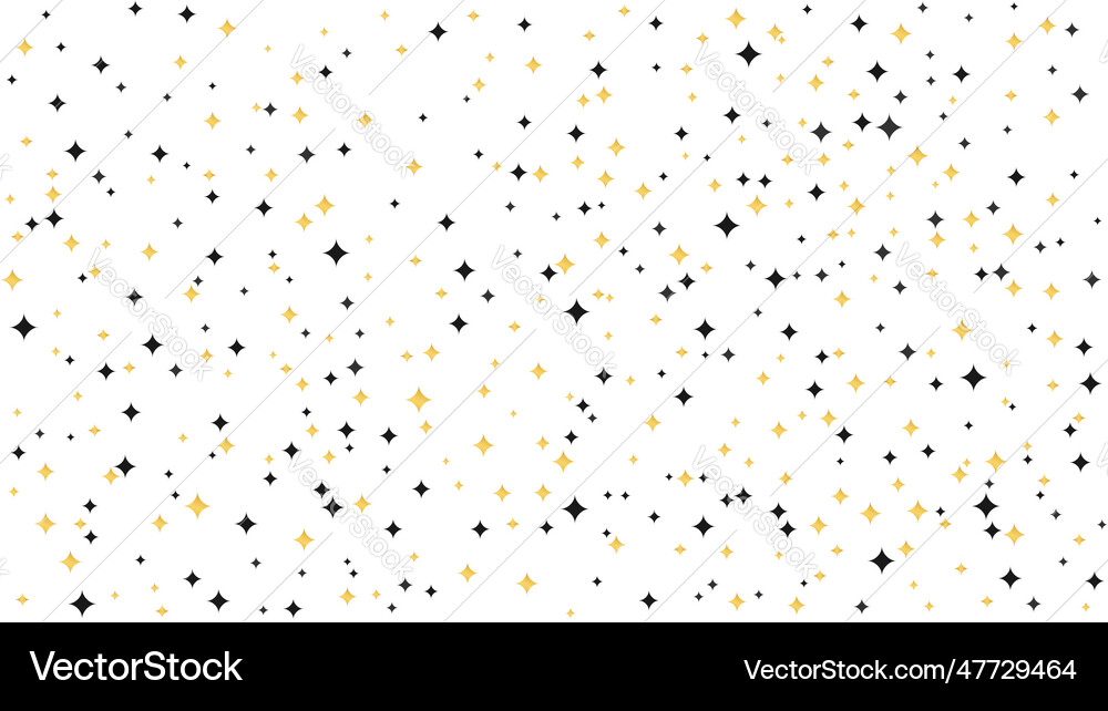 Blue and gold stars background is available Vector Image
