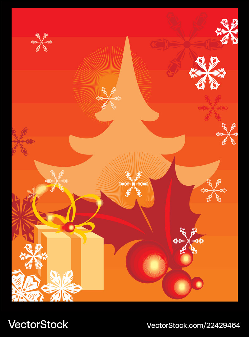 Christmas background Royalty Free Vector Image