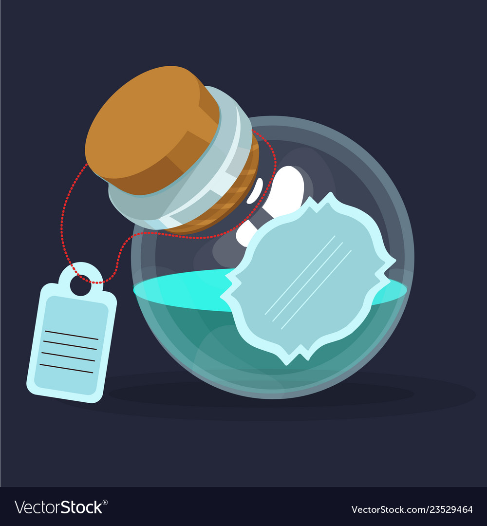 Game icon magic elixir design for app user vector image Game icon magic elixir design for app user