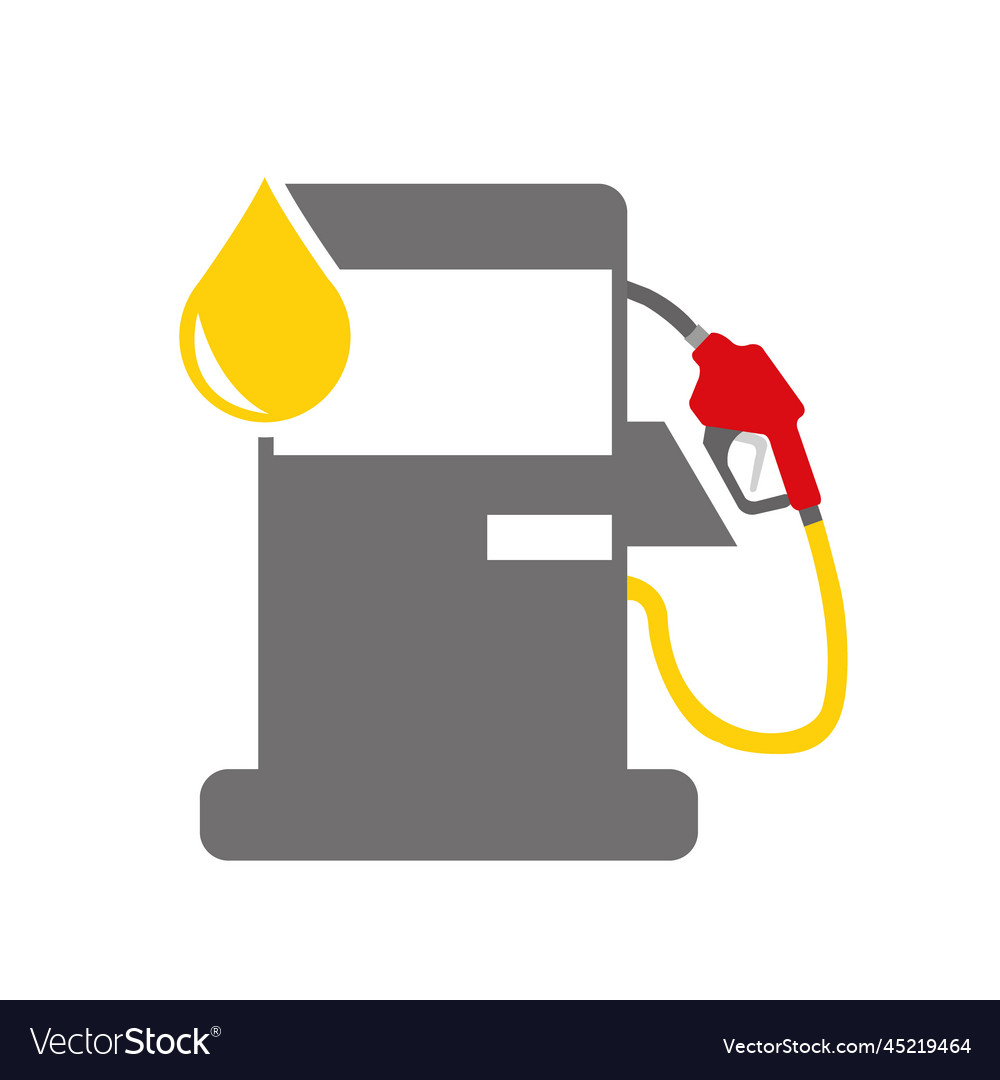 Benzinpumpe Tankstelle Design Symbol vector image Benzinpumpe Tankstelle Design Symbol