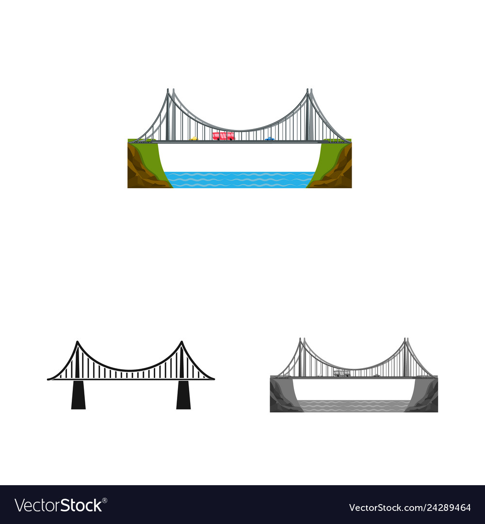 Isolated object of connection and design symbol