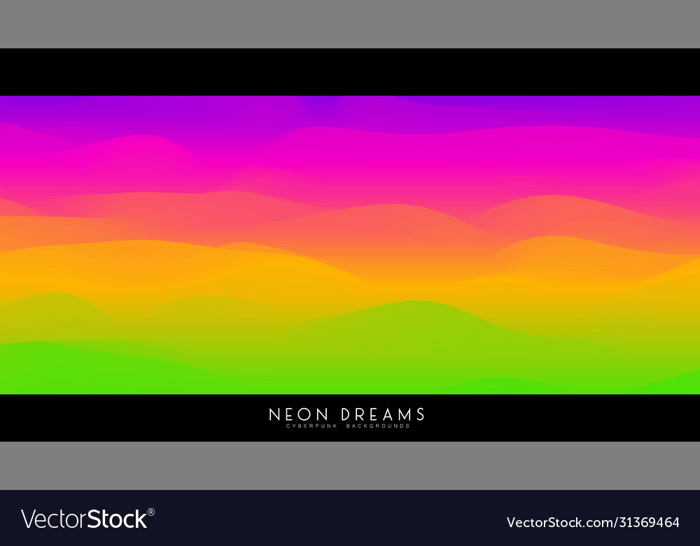 Neon Dreams Abstract Background