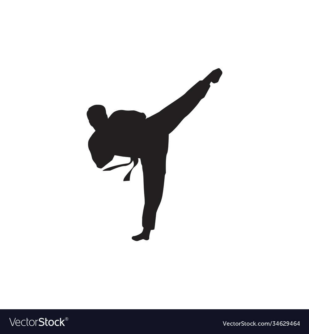 Taekwondo icon design Royalty Free Vector Image