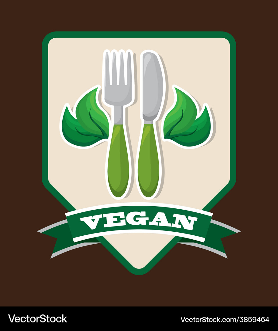 Vegan menu Royalty Free Vector Image - VectorStock