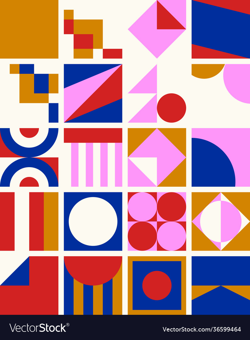 Vertical abstract pattern design vector image Vertical abstract pattern design