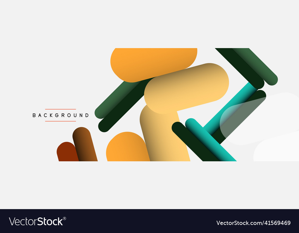 Abstract background round shapes lines Vector Image Abstract background round shapes lines