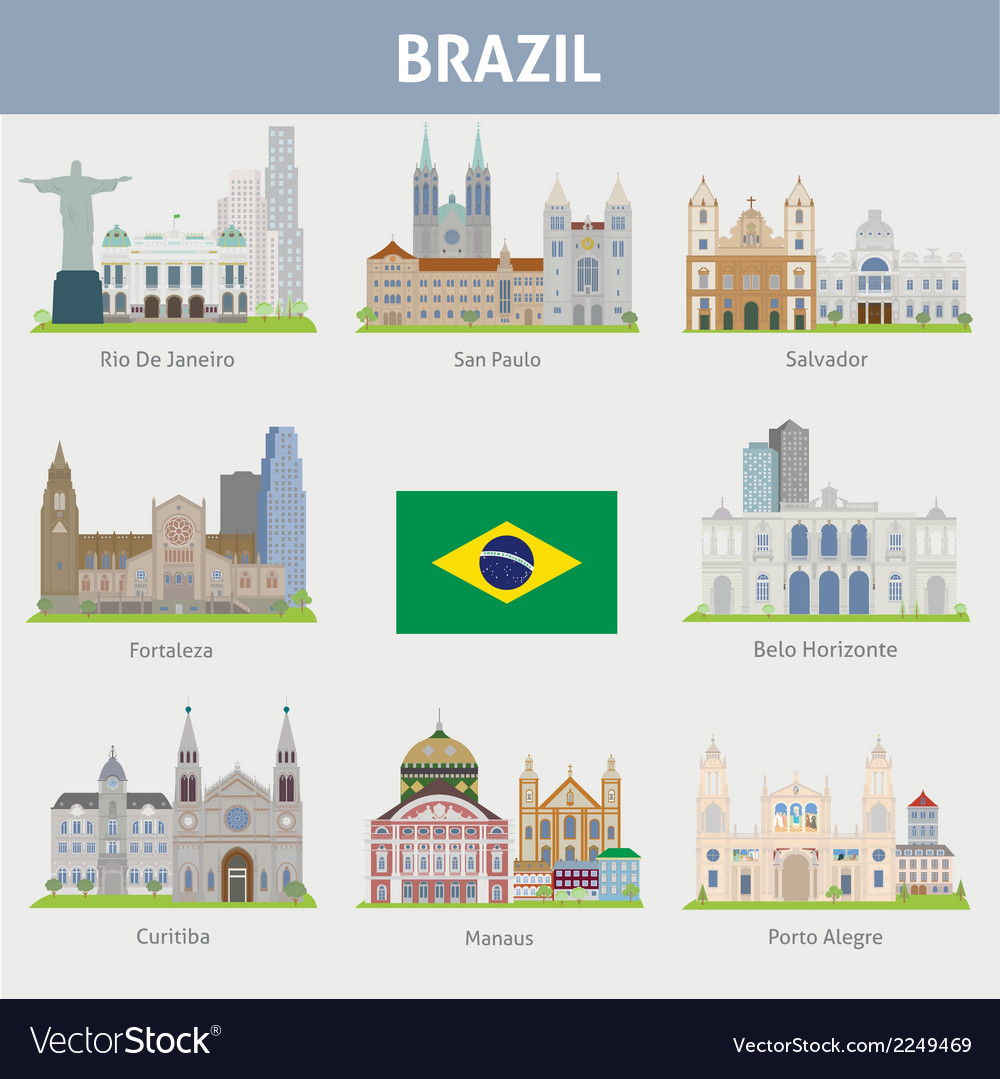 Brazil Royalty Free Vector Image - Vectorstock