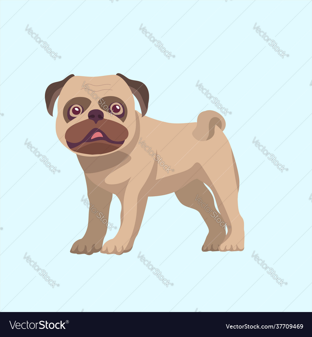 Cartoon dog funny Royalty Free Vector Image - VectorStock Cartoon dog funny Royalty Free Vector Image - VectorStock
