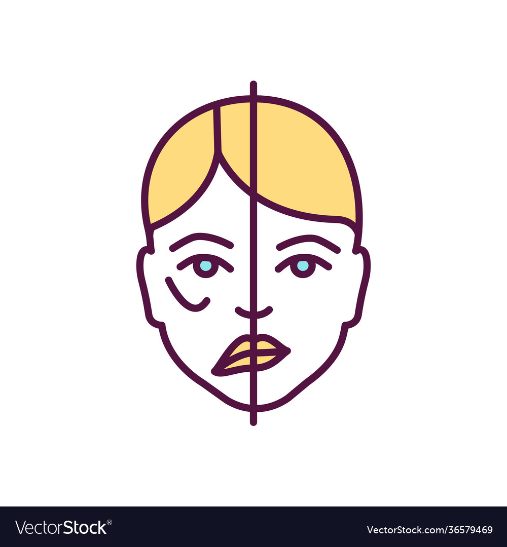 Analysis paralysis flat icon Royalty Free Vector Image