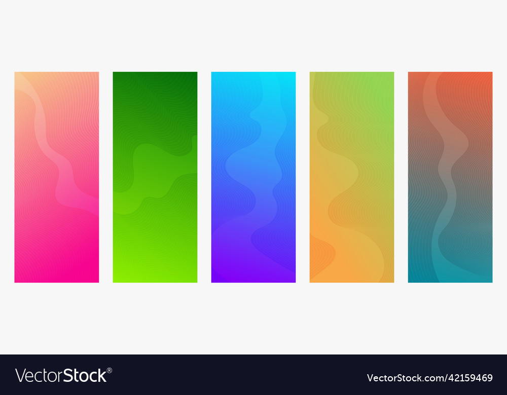 Modern colorful gradient background with wave vector image Modern colorful gradient background with wave