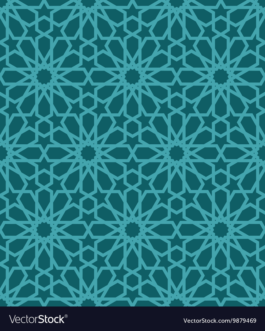 Seamless geometric pattern repeating background