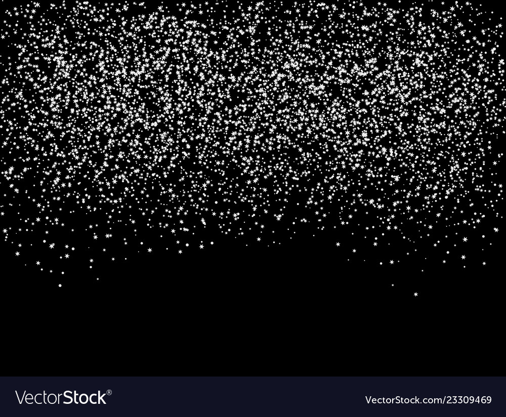 Winter Schneefall Sterne Glitter