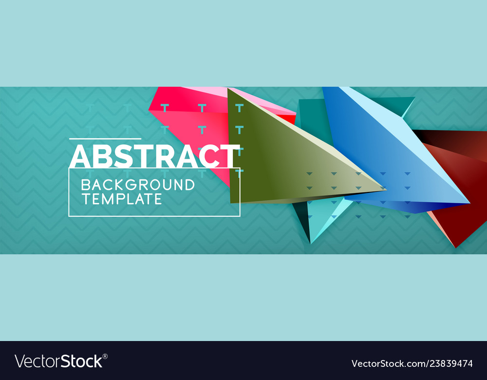 3d triangular shapes abstract background vector image 3d triangular shapes abstract background