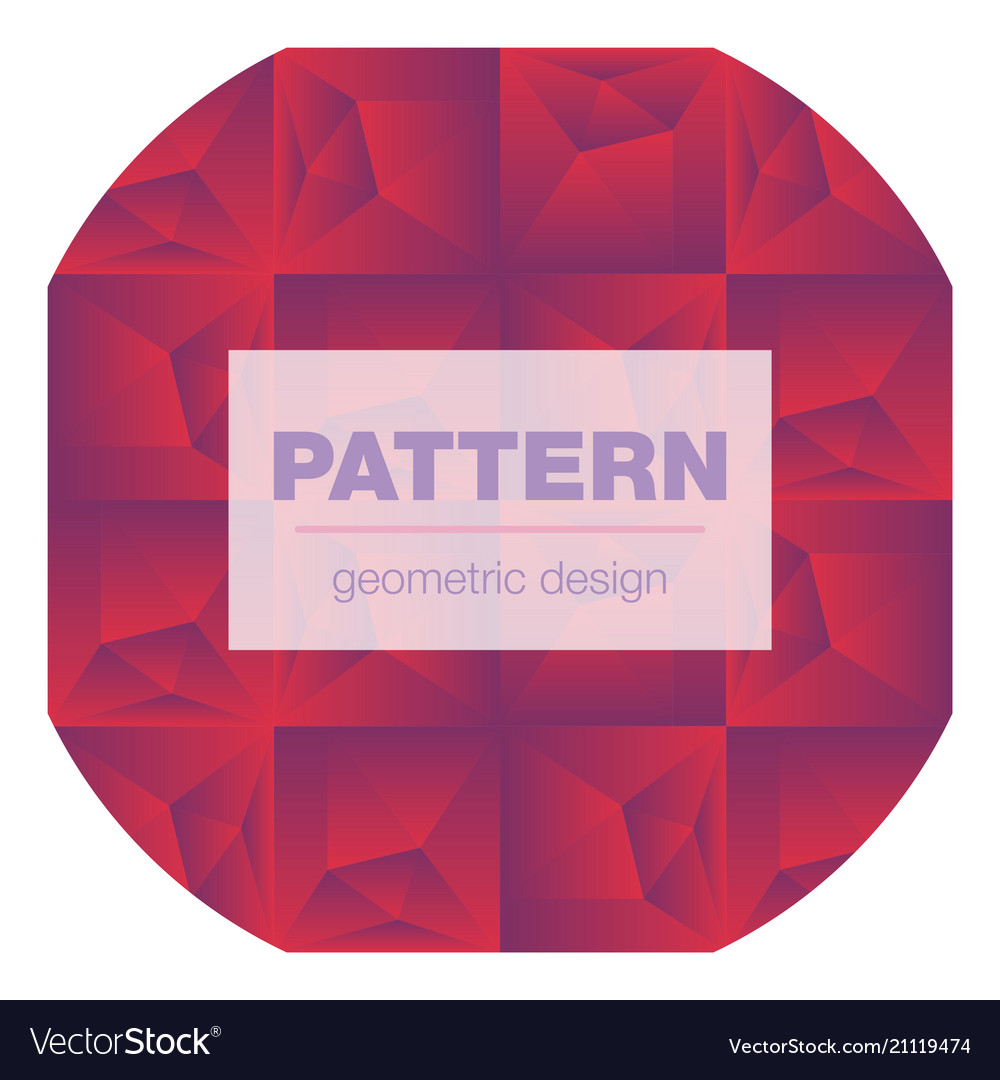 Abstract geometric background with polygons info Vector Image Abstract geometric background with polygons info