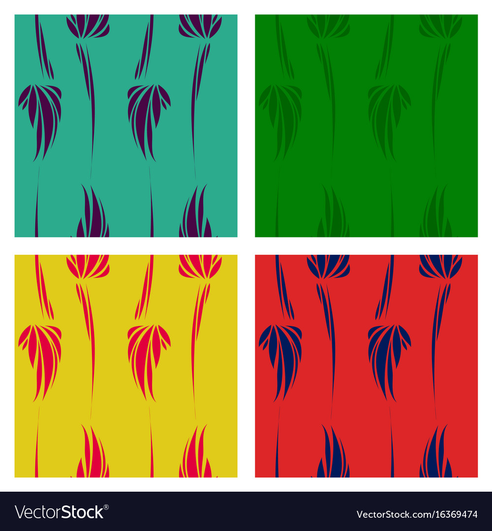 Assembly of patterns in bright style
