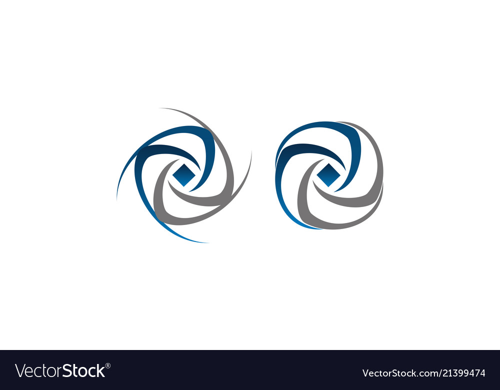 Focus dynamic rotation template set Vector Image Focus dynamic rotation template set
