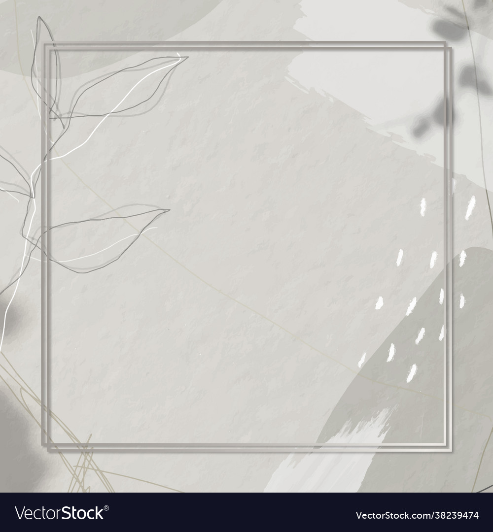 Frame on memphis patterned background vector image Frame on memphis patterned background