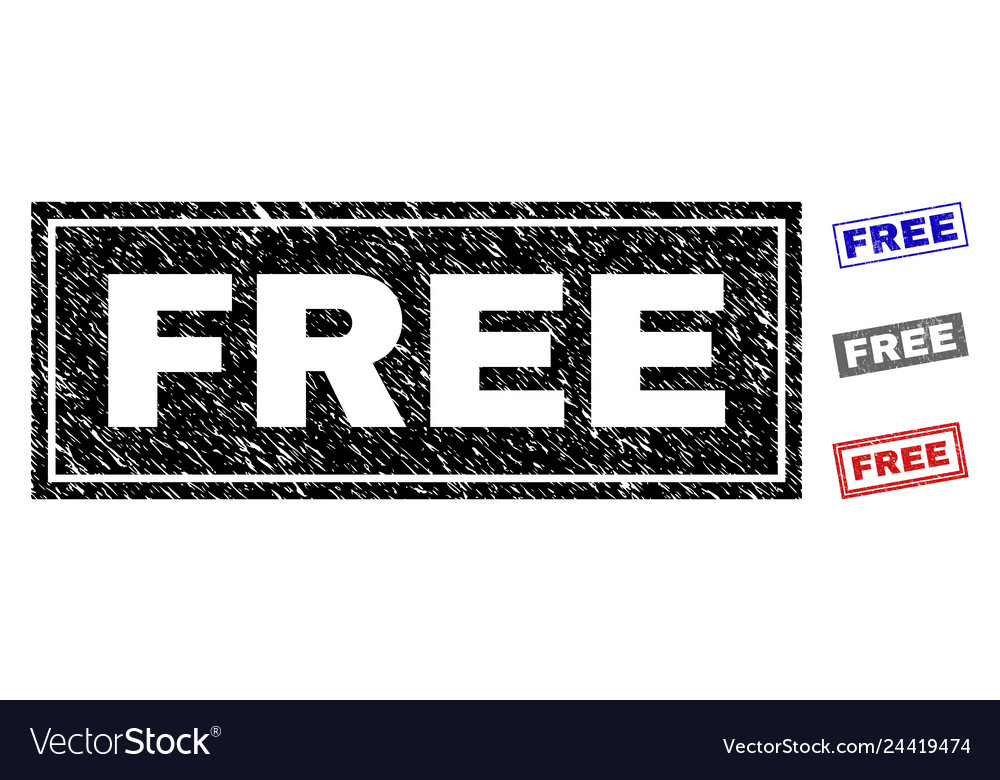 Grunge free textured rectangle watermarks