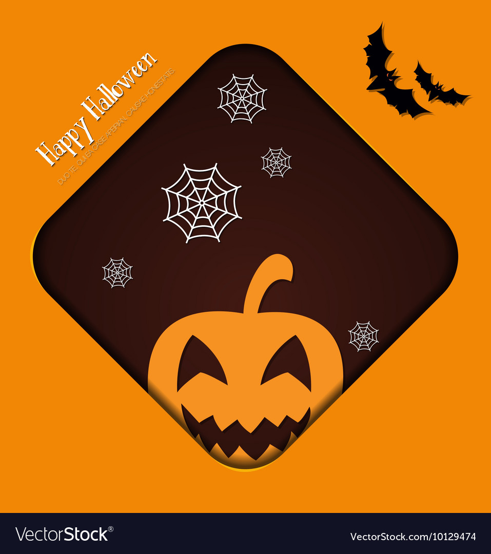 With halloween and symbol