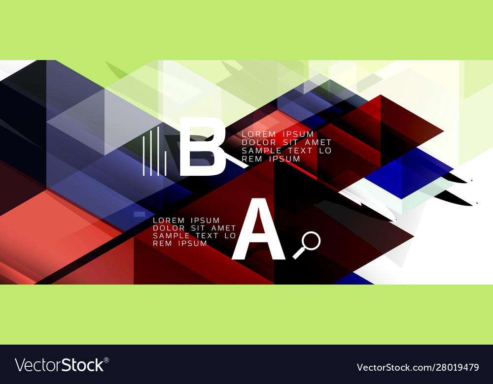 Abstract triangle pattern colorful backdrop