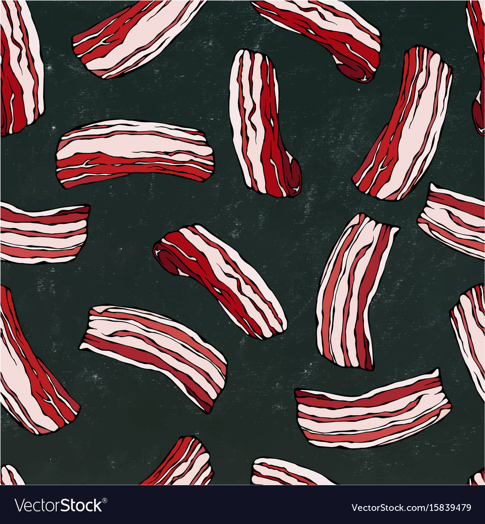 Blackboard Bacon Pattern