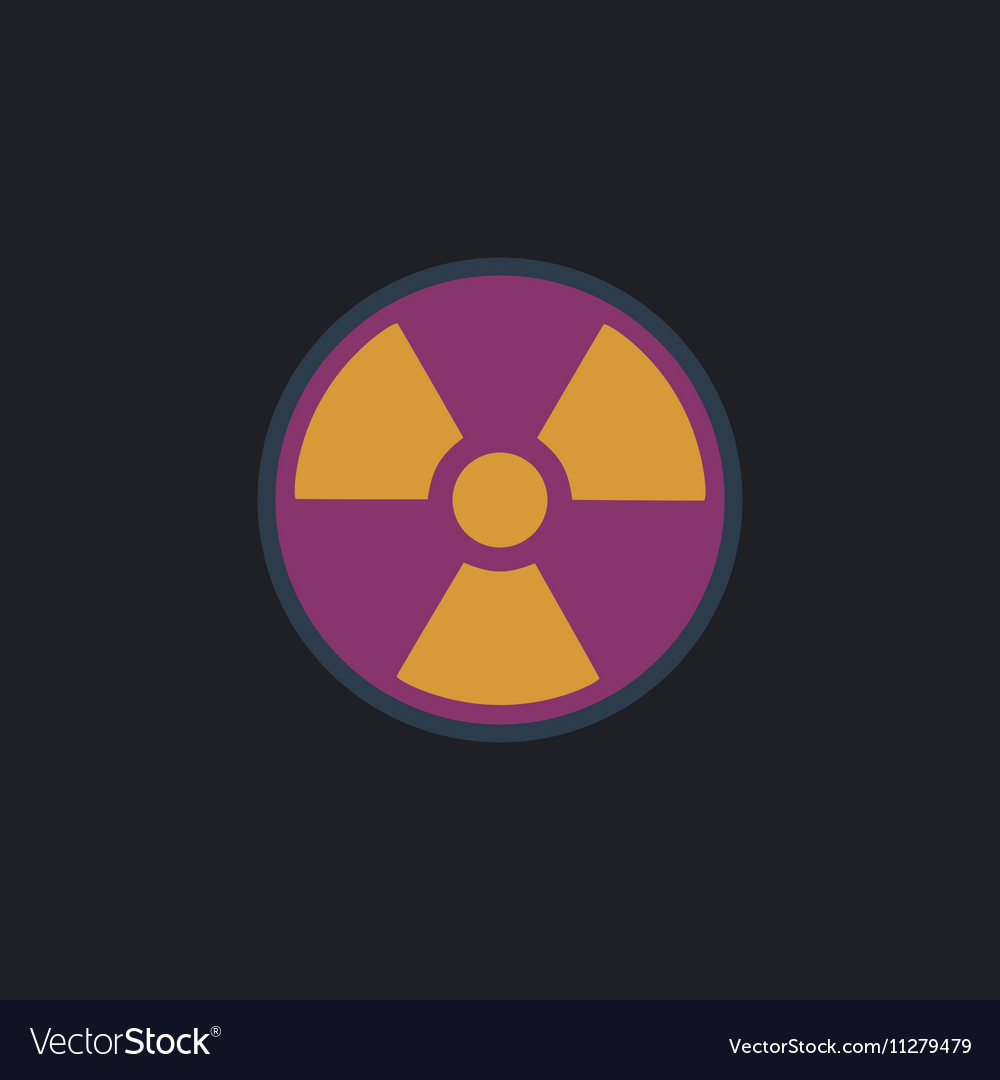 Radiation computer symbol