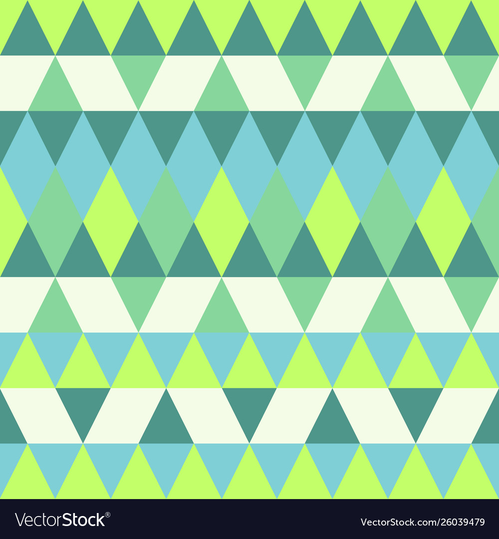 Seamless colorful abstract triangles pattern vector image Seamless colorful abstract triangles pattern