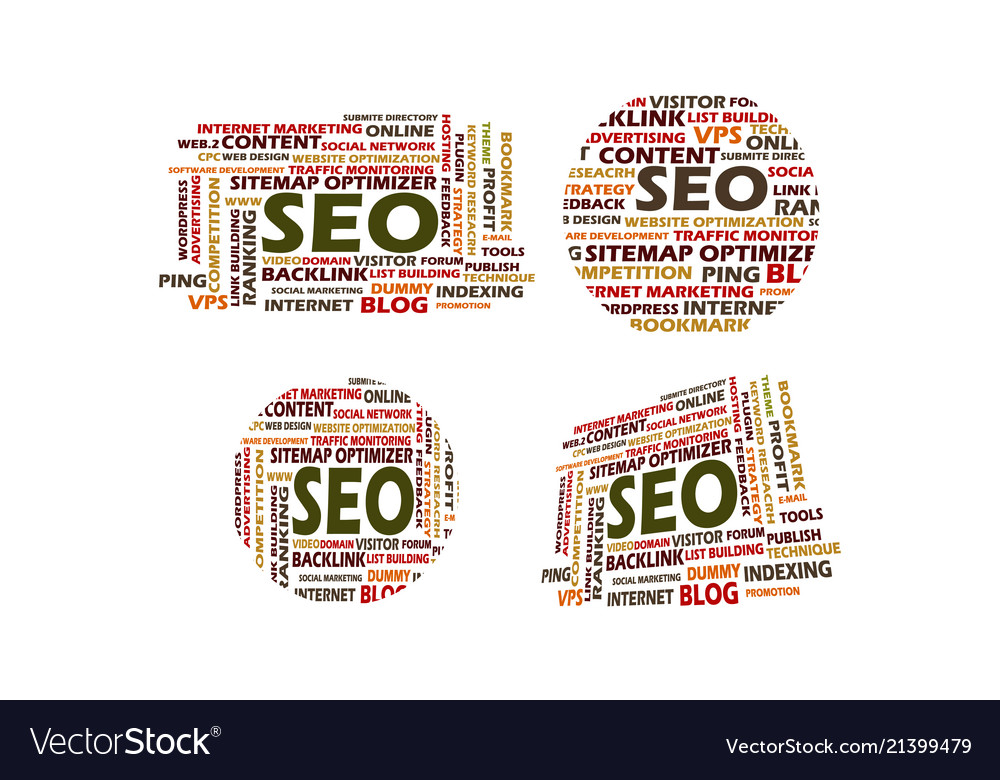 Search engine optimization template set