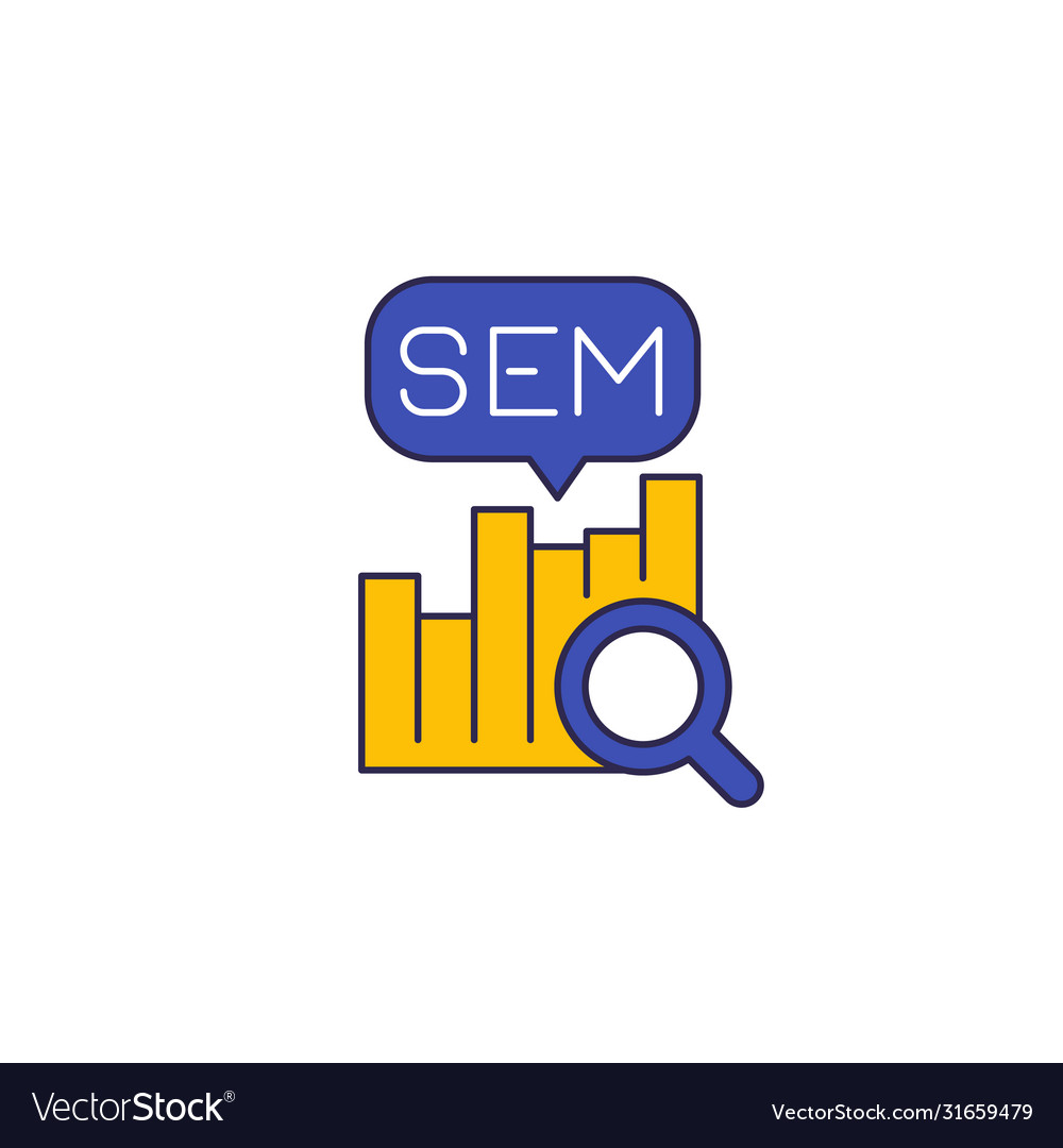 Sem search engine marketing icon