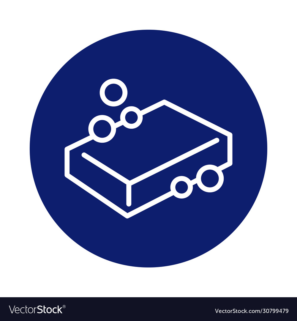 Soap bar block style icon