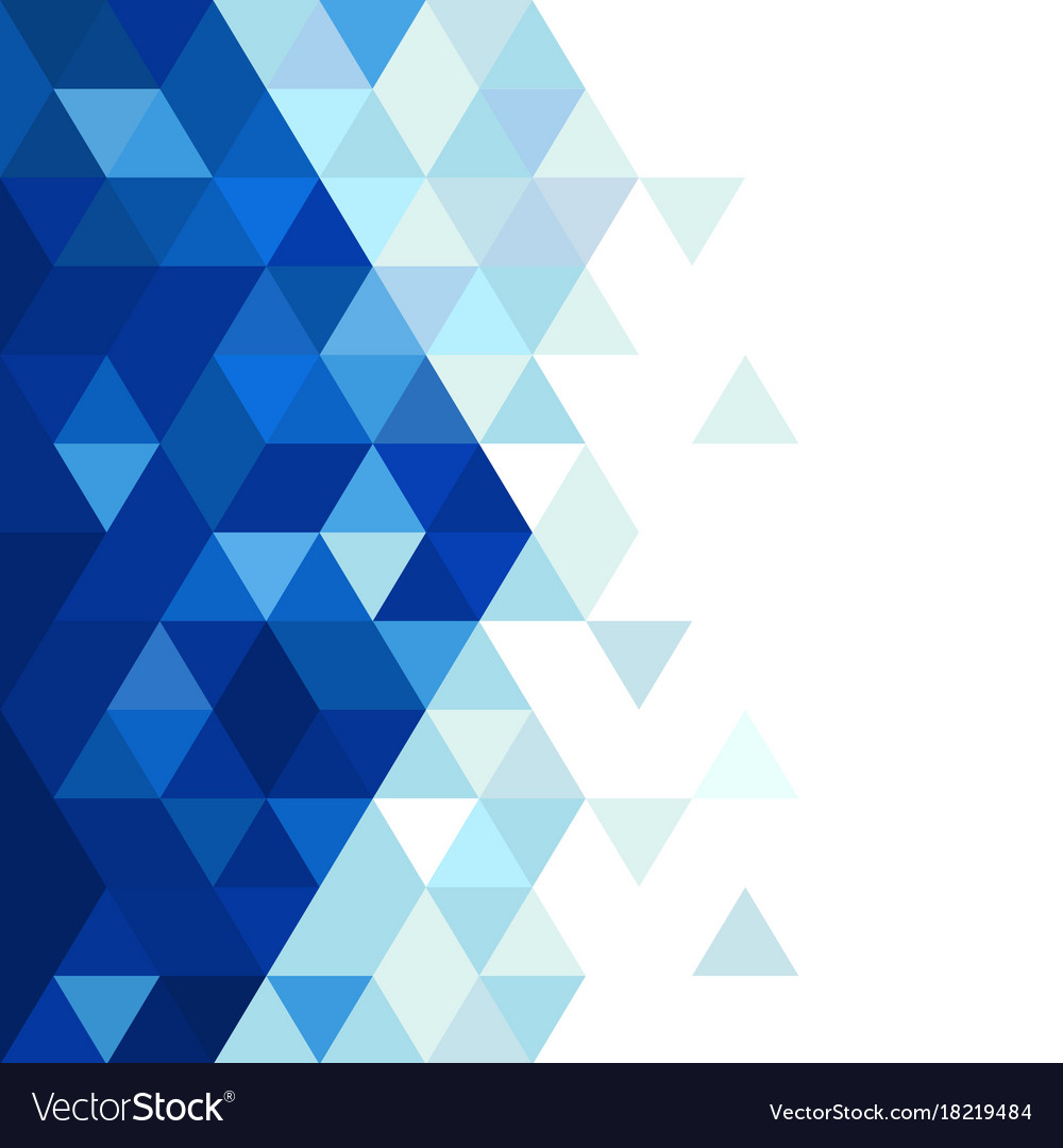 Abstract blue triangle modern template