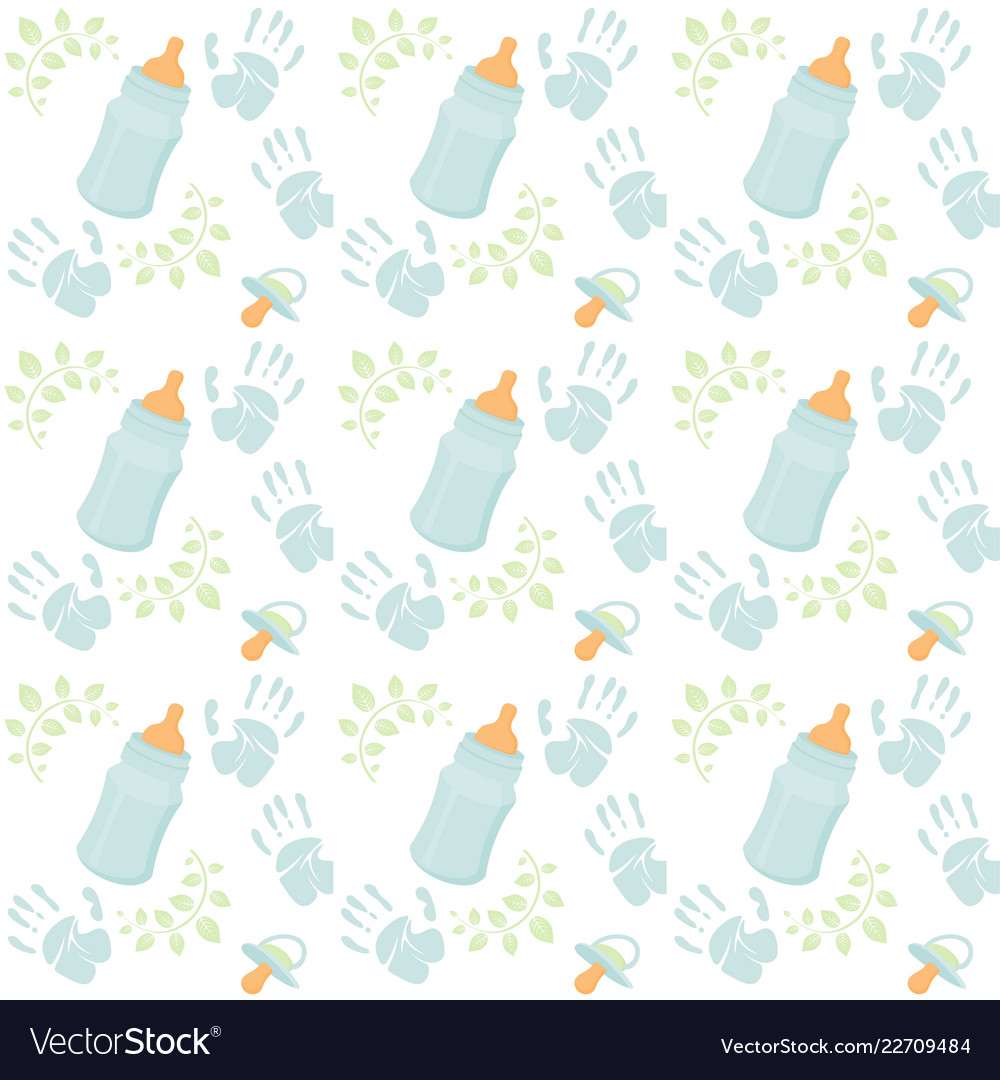 Cute baby boy seamless pattern for textile print Vector Image cute-baby-boy-seamless-pattern-for-textile-print-vector-image