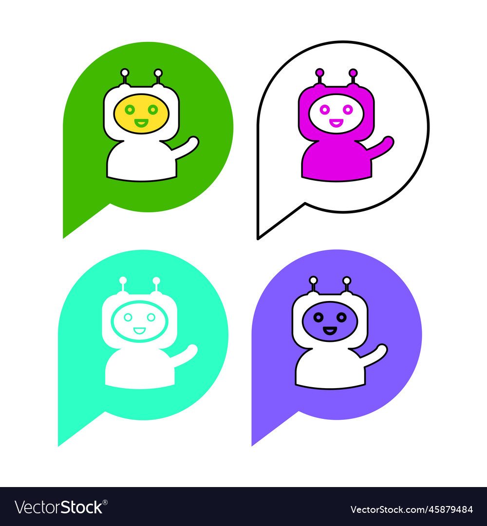 Dialog chat speech bubble internet network vector image Dialog chat speech bubble internet network