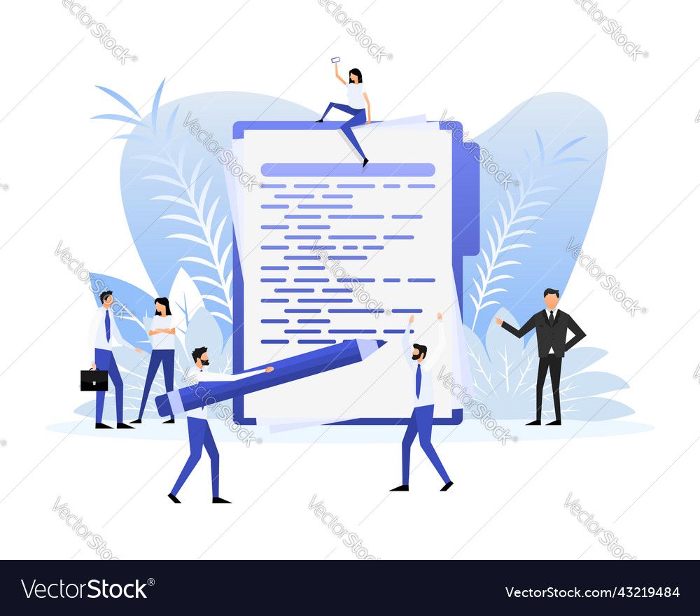 Flat with coding people vector image Flat with coding people