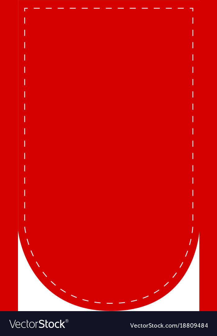 Isolated empty label